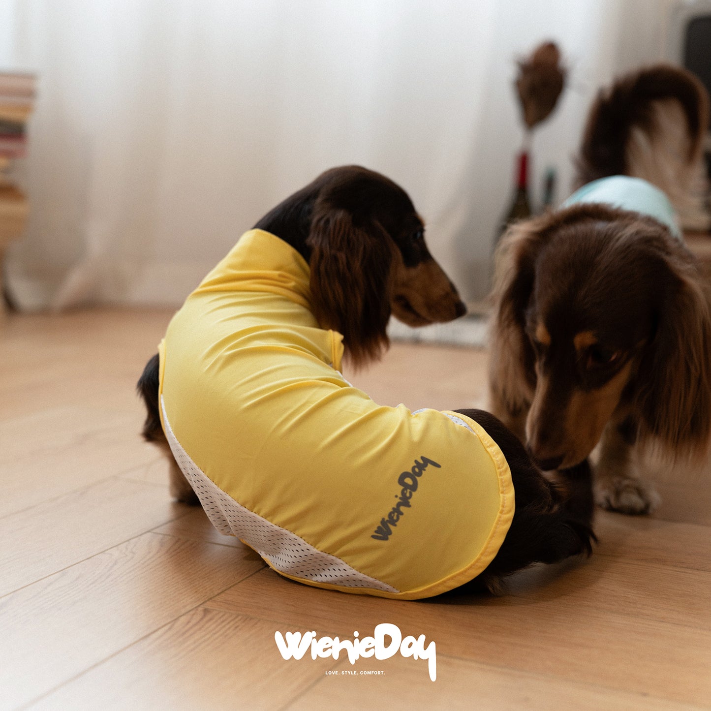 Wieniedy「ビンゴ」【全2色】犬用ノースリーブタートルネッククールベスト