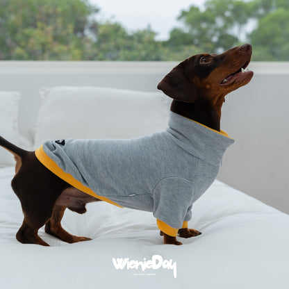 Wieniedy “Soufflé” [2 Colors] Two-Legged Turtleneck Merino Wool Base Layer for Dogs