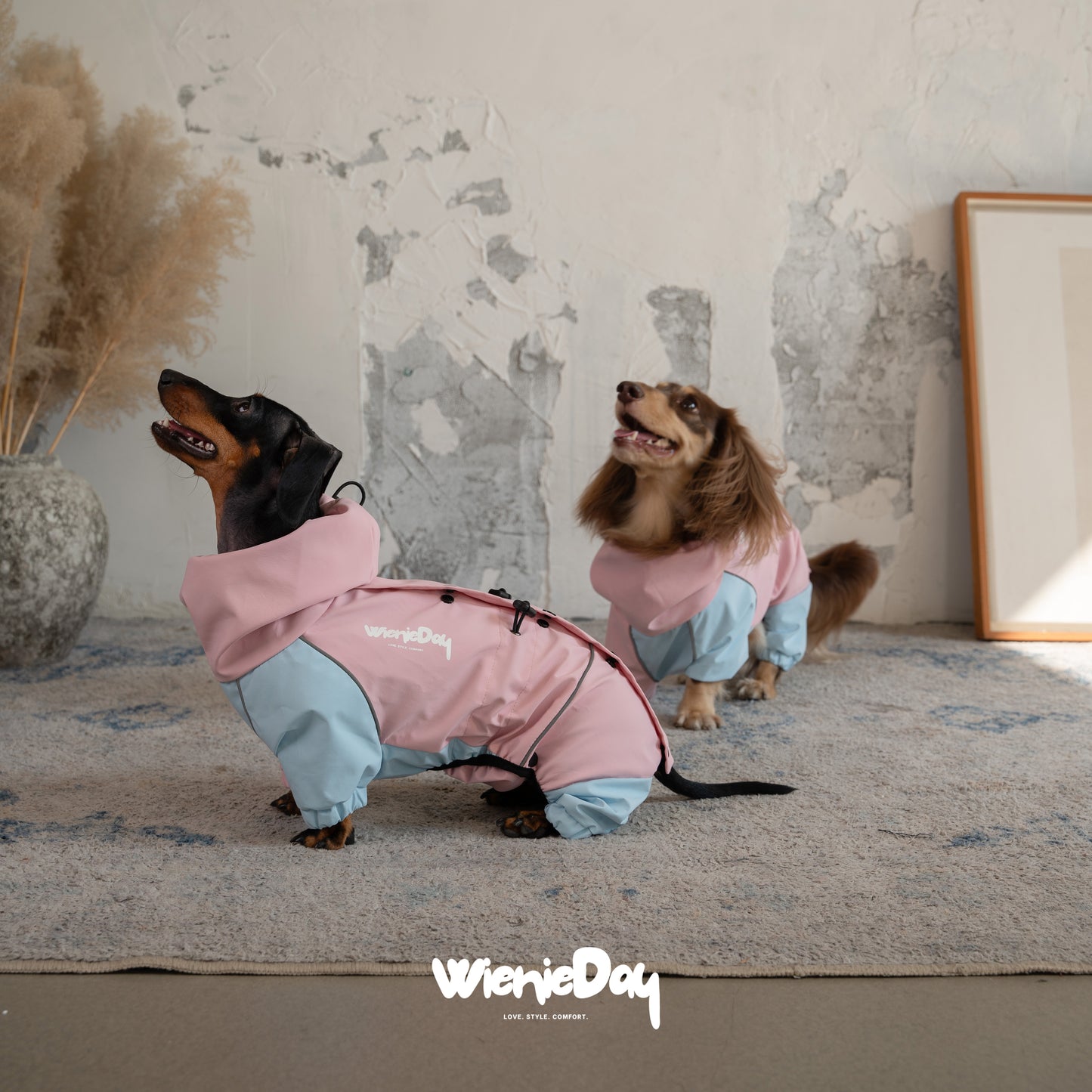 Wieniedy “Alpine” Four-Legged Colorblock Waterproof & Windproof Jacket
