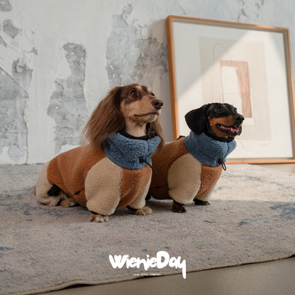 Wieniedy “Soufflé” Sherpa Four-leg Dog Jumpsuit