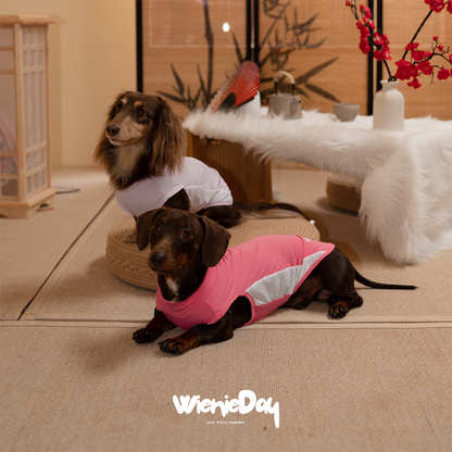 Wieniedy “Bingo” [2 Colors] Sleeveless Turtleneck Cooling Vest for Dogs