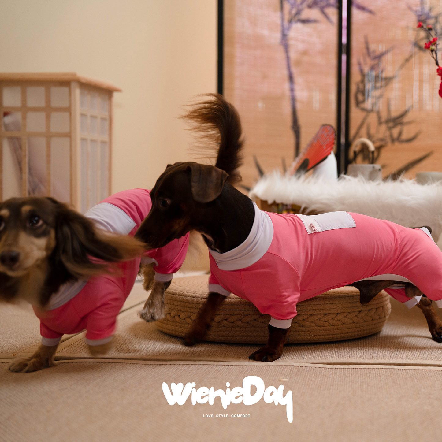 Wieniedy “Bingo” Four-Legged Turtleneck Cooling Suit for Dogs