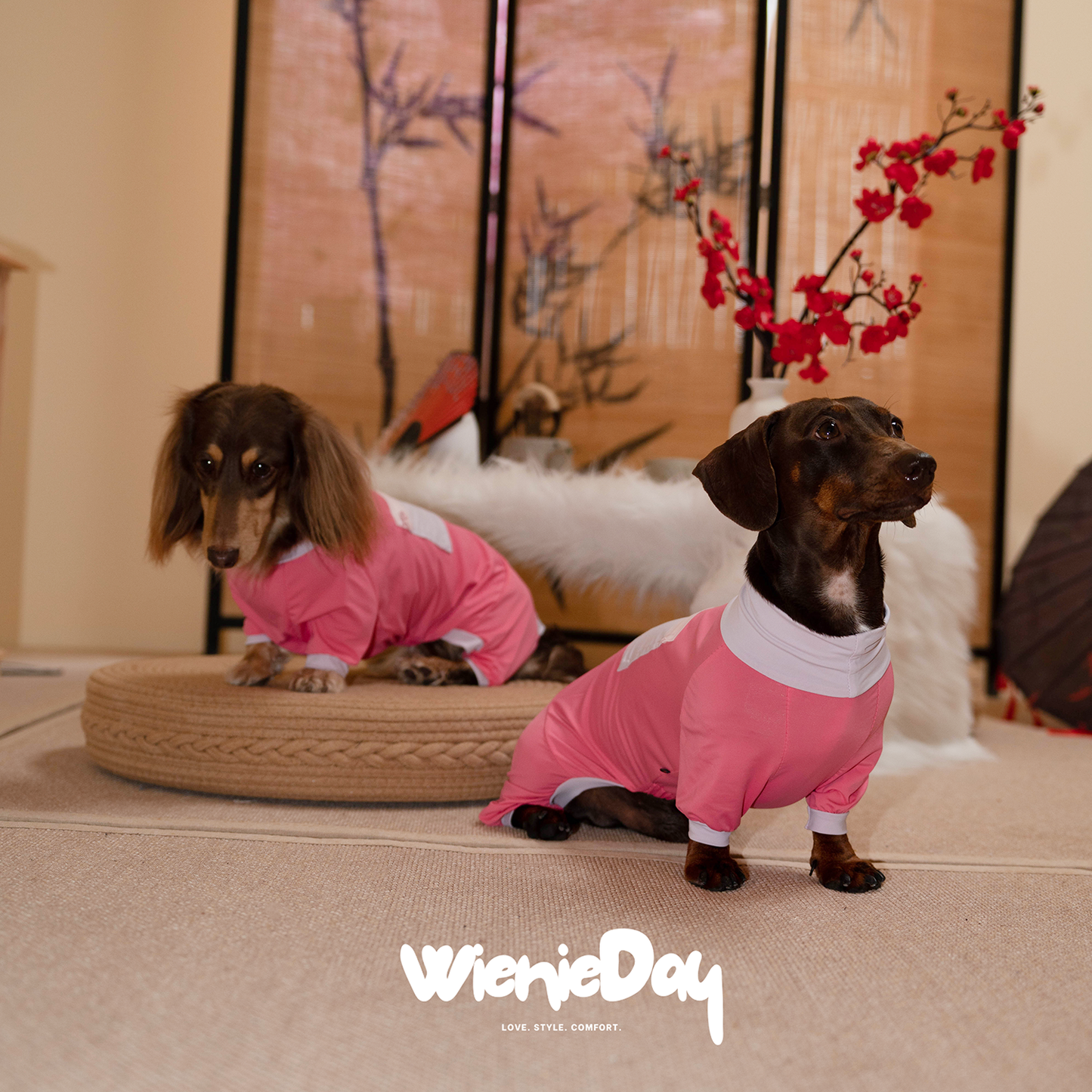 Wieniedy “Bingo” Four-Legged Turtleneck Cooling Suit for Dogs