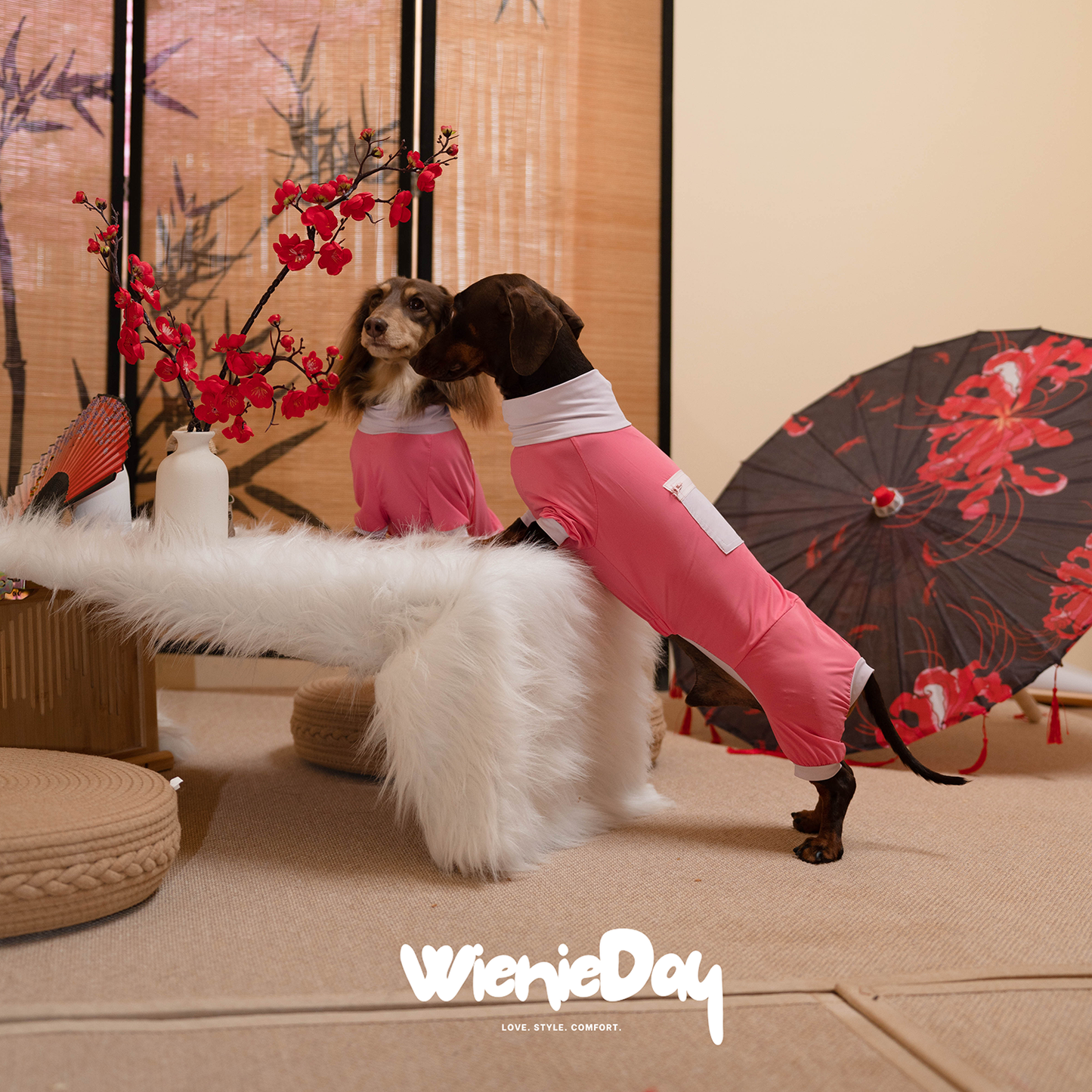 Wieniedy “Bingo” Four-Legged Turtleneck Cooling Suit for Dogs