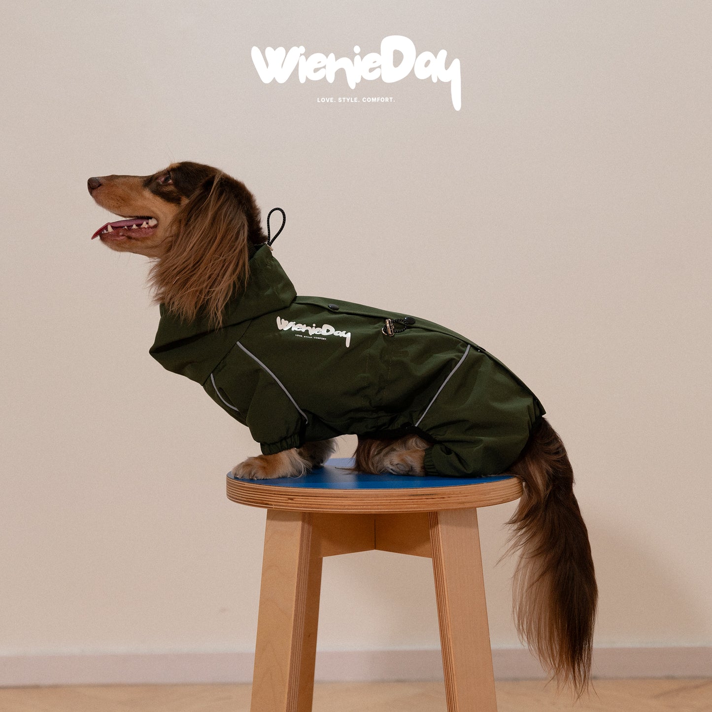 Wieniedy ”Alpine“ Four-Legged Waterproof & Windproof All-Weather Jacket for Dogs