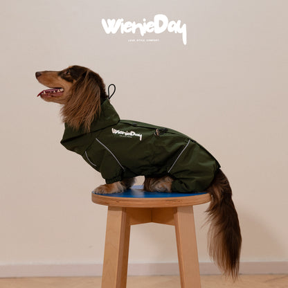 Wieniedy ”Alpine“ Four-Legged Waterproof & Windproof All-Weather Jacket for Dogs