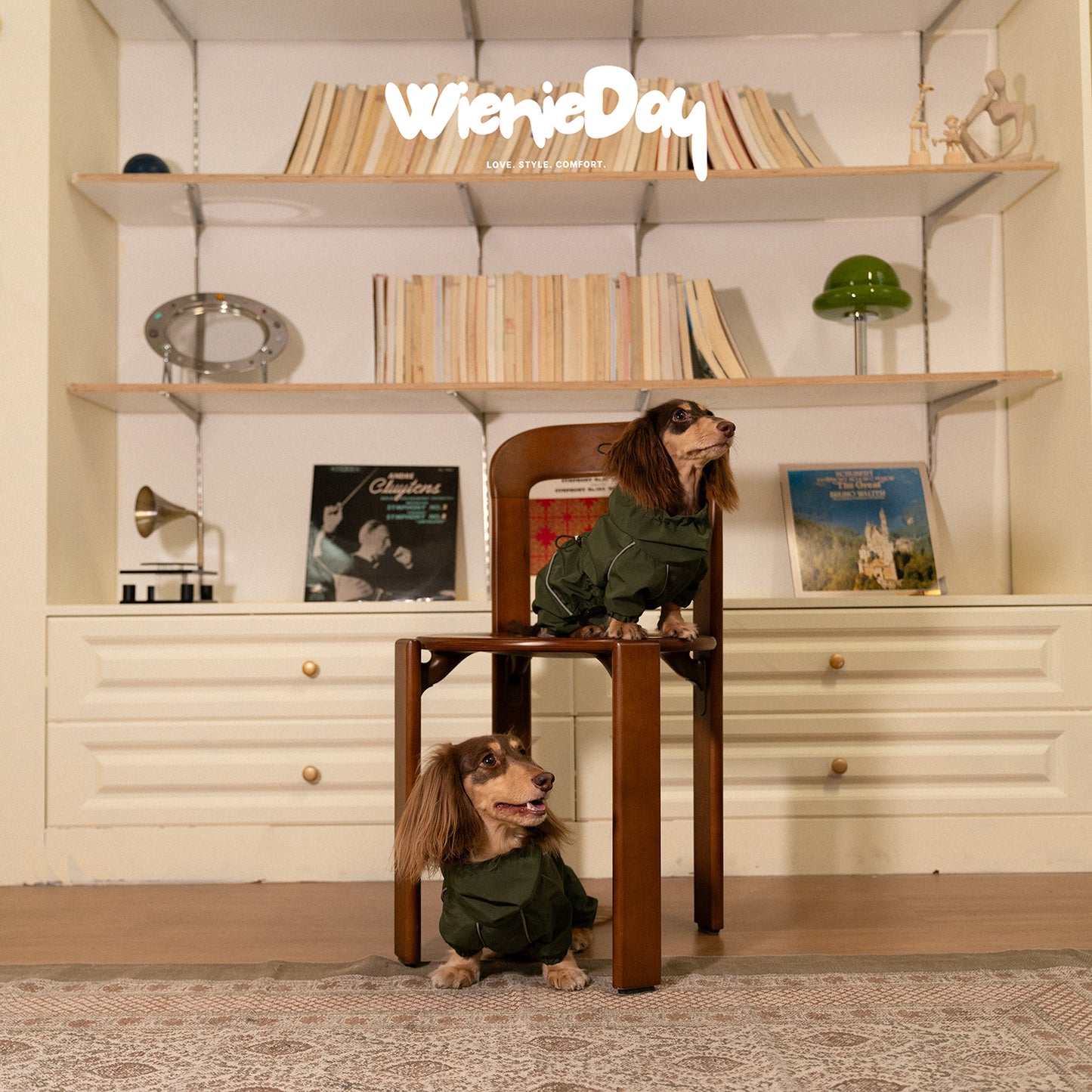 Wieniedy ”Alpine“ Four-Legged Waterproof & Windproof All-Weather Jacket for Dogs