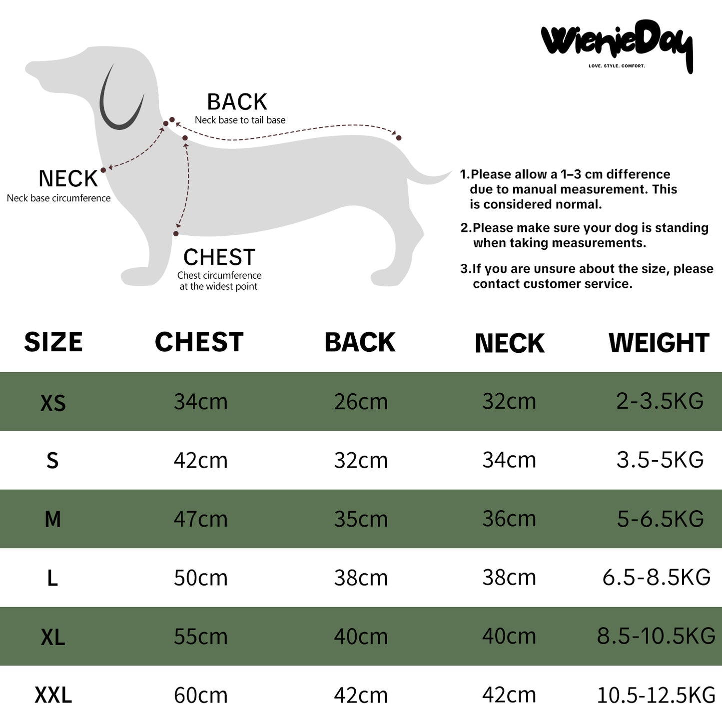 Wieniedy ”Alpine“ Four-Legged Waterproof & Windproof All-Weather Jacket for Dogs