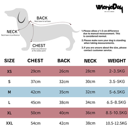 Wieniedy “Soufflé” [2 Colors] Striped Stretch Fleece Full-Body Base Layer for Dogs